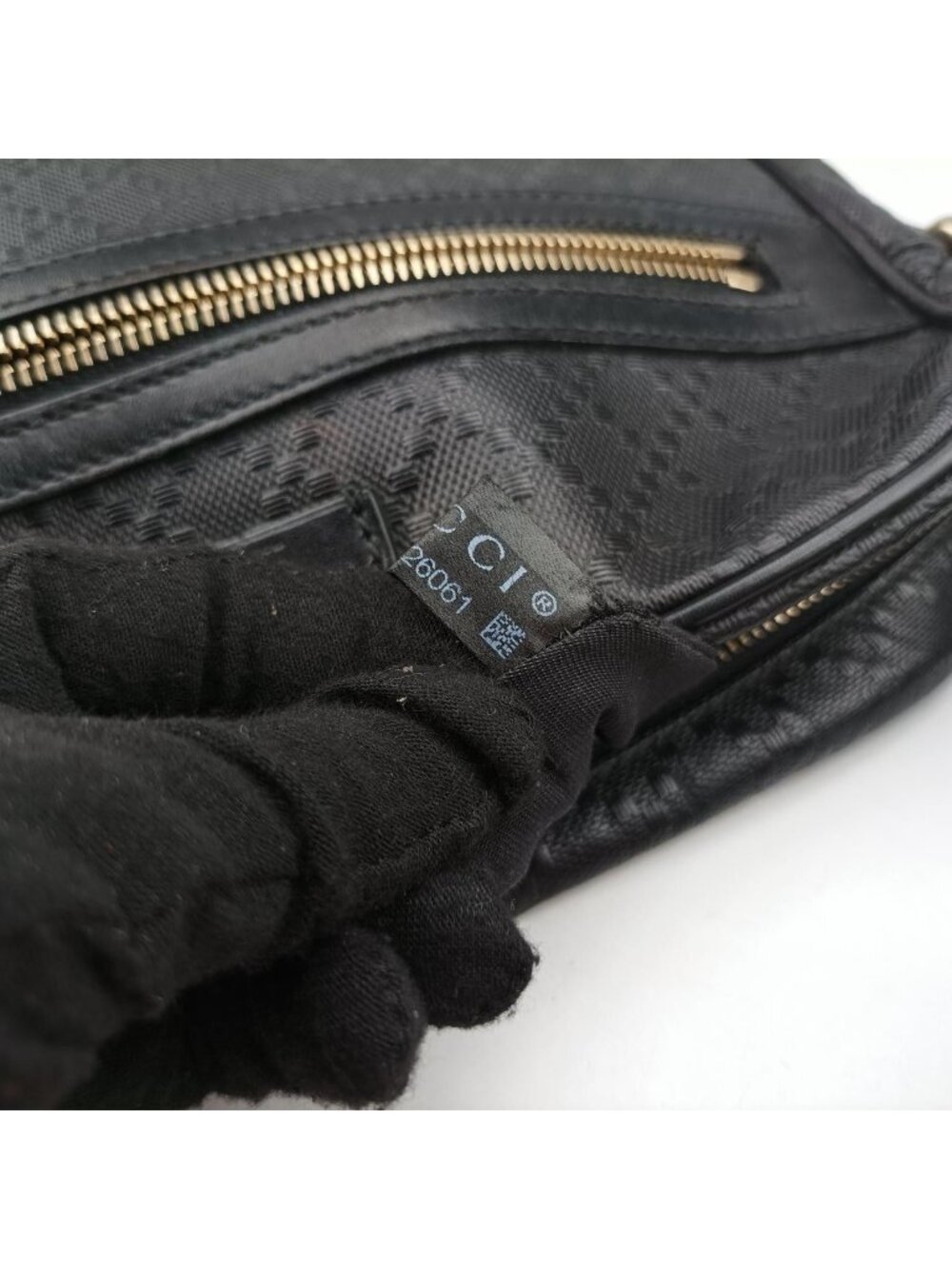 Gucci GG Supreme Messenger Black Leather - Picture 13 of 16